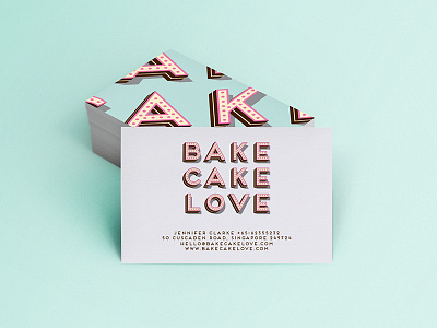 Bake Cake Love branding graphic design identity