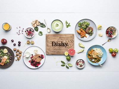 Dishy art direction branding graphic design identity