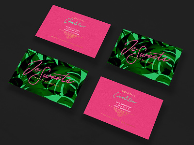 Je Sweets Chocolate branding graphic design identity print design