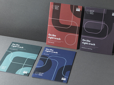 On the right track branding graphic design identity print design