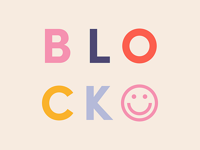 Blockface Logo brand colourful logo identity logo logo design