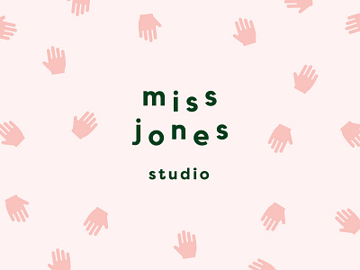 Miss Jones Logo Design brand graphic design identity logo logo design pattern typography