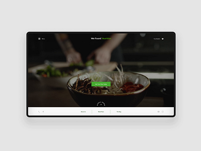 We Found Nutrition animation design fitness food modern ui ux web web design website website concept