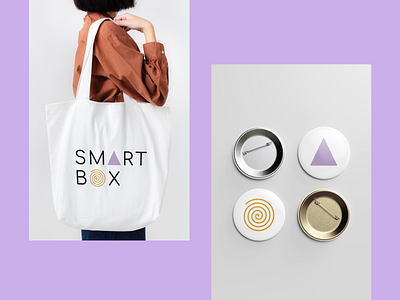 Smart box branding branding design graphic design identity kids logo logos logotypy minimal
