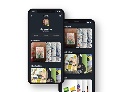 Inspiration app ui