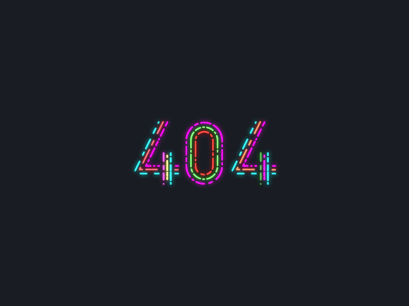 404 Page Practice animation gif