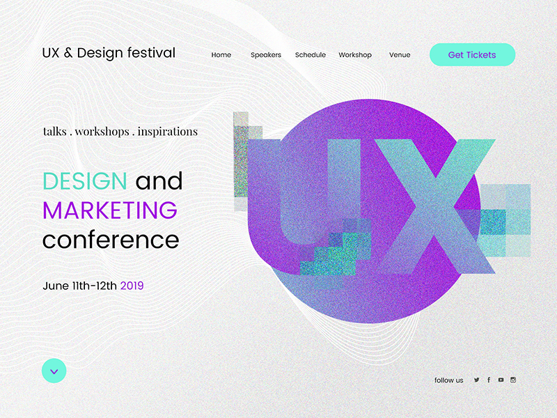 Conference Website Template For Free By Aga Magdziak On Dribbble