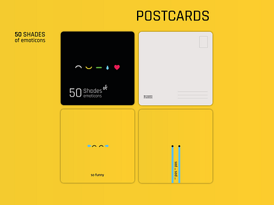 50 shades of emoticons emoticons funny postcards yellow