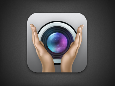 iOS icon for Snap Clap app appstore clap detail glove hands icon icons illustration ios ipad iphone mobile realistic rendering store