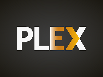 Plex Logo (Alteration) hidden meaning house icon logo media center negative space plex redesign