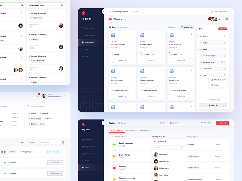 Regulatory Change Management Template by Yana Perhurovich for Akveo ...