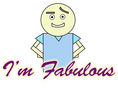 Im Fabulous block colorful cool fabulous redbubble shapes simple t shirt typography