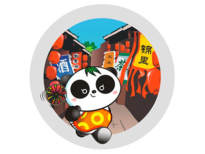 China panda china paint panda