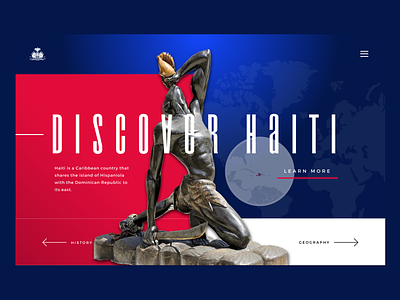 Discover Haiti design graphicdesign interface ui uidesign userexperience userinterface ux uxdesign web webdesign websitedesign