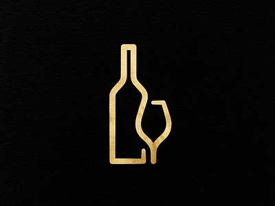Wine store logo design logo design logodesign minimalism winelogo