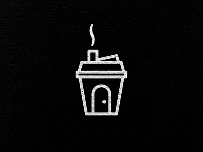 A minimalistic logo design for a coffee shop.