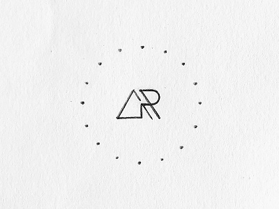 A minimalistic monogram design.