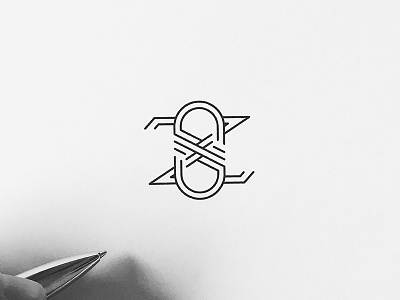 Sz Monogram drawing logo logodesign logosketch minimalism monogram monogramdesign monogramlogo monogramsketch