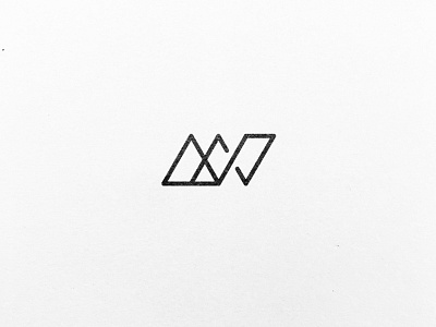 A minimalistic A & N monogram logo design minimal logo design minimal monogram minimalism monogram design monogram logo simple monogram