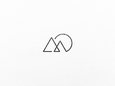 Sunset behind some mountains graphic design illustration logo design minimal design minimal graphic design minimal illustration minimal logo minimal logo design minimalism mountain logo nature logo design simple graphic design simple logo sunset logo