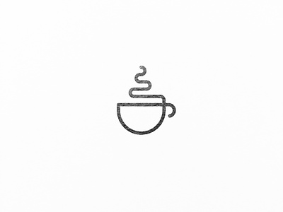 A minimalistic logo design for a coffee shop out of one line. coffeelogo coffeeshoplogo logo logodesign mationdesign minimal logo design minimalistic oneline simple