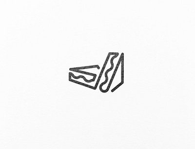 A minimalistic logo design for a sandwich shop out of one line. logodesign mationdesign matteomueller minimalism minimallogodesign onelinelogo sandwich sandwichlogo sandwichoneline