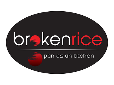 Broken Rice logo design branding illustrator logo logo design marketing