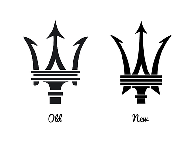 1 Hour Logo Challenge - Maserati Redesign 1hourlogo graphicdesign logodesign maserati practice
