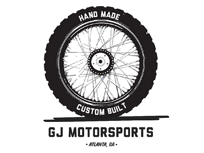 GJ Motorsports - T Shirt Back graphicdesign illustration logodesign motorcycles