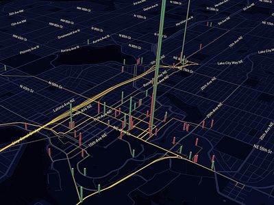 My Uber trips data location maps mobility seattle uber visualization viz