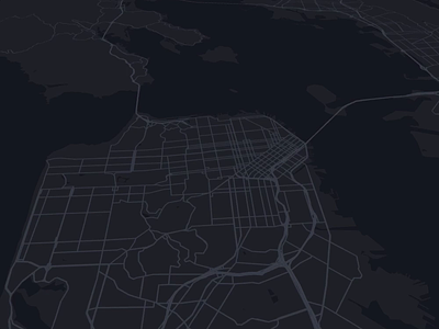 San Francisco animated routes data viz geo gis here maps