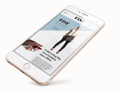 FiSF fashion fisf mobile design responsive design san francisco website design