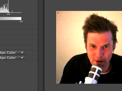 A little color correction. aftereffects interview merlinmann skype video