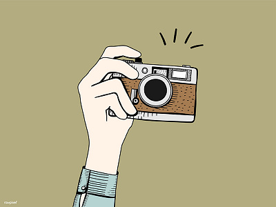 Paparazzi snap! camera drawing film hand icon paparazzi snap vector vintage