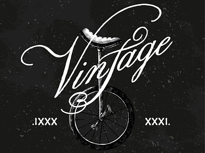 Vintage bike logo