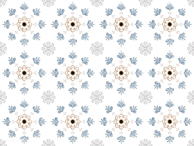 Patterns and Tiles : Cutie blue