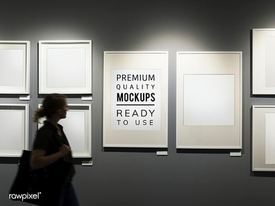 Free mockup : Art gallery