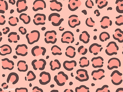 Animal Print : Funky Leopard free graphic illustration leopard pattern pink vector