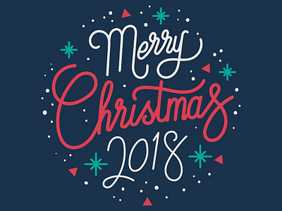 Merry Christmas! badge design drawing graphic illustration merry merrychristmas typography vector