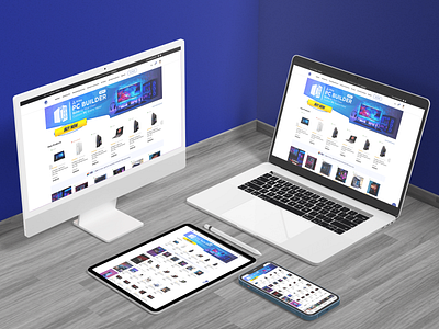 E-Commerce Electronics Website - Responsive Design design e commerce electronics graphic design page responsive store ui uiux ux uxui web website