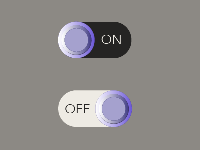 Daily UI 15 on/off switch dailyui onoff switch