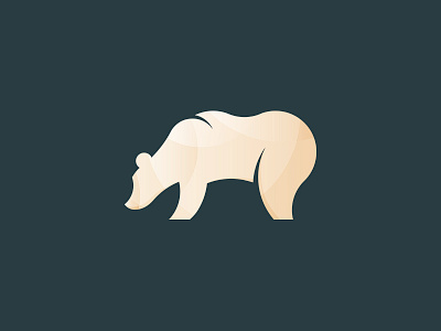 Polar Bear animal bear graphic icon illustration polar bear series