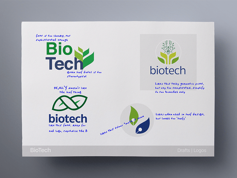 BioTech Design Process behindthescenes brand and identity branding corporate branding design graphic design process vector
