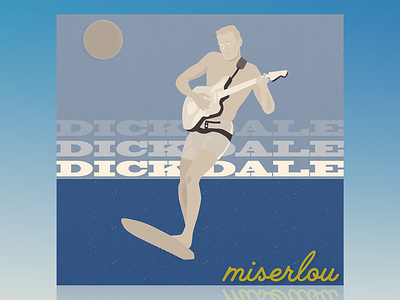Miserlou album art album cover design graphic design illustration miserlou music art surf rock vector