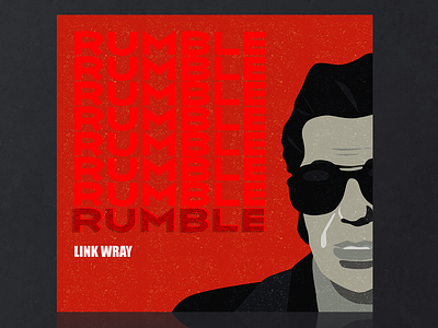 Rumble album cover design graphic design illustration music art rock vector