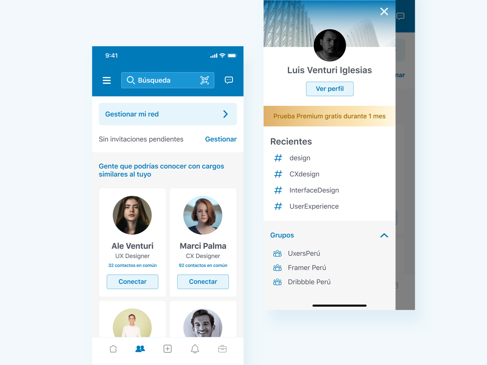 LinkedIn - UI Redesign By Luis Venturi On Dribbble