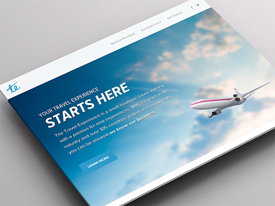 The Travel Experience design experience responsive site travel ui ux vacation web