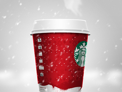 Coffee coffee photoshop red snow starbucks warm winter