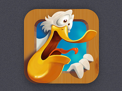 Pelican icon photoshop