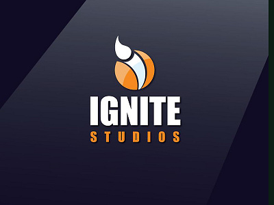 Logo Design for IGNITE studios branding design emblem graphic icon logo studios